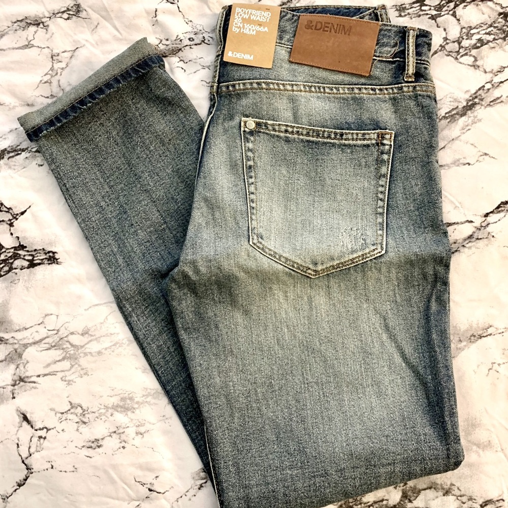 Low Waist Boyfriend Jeans